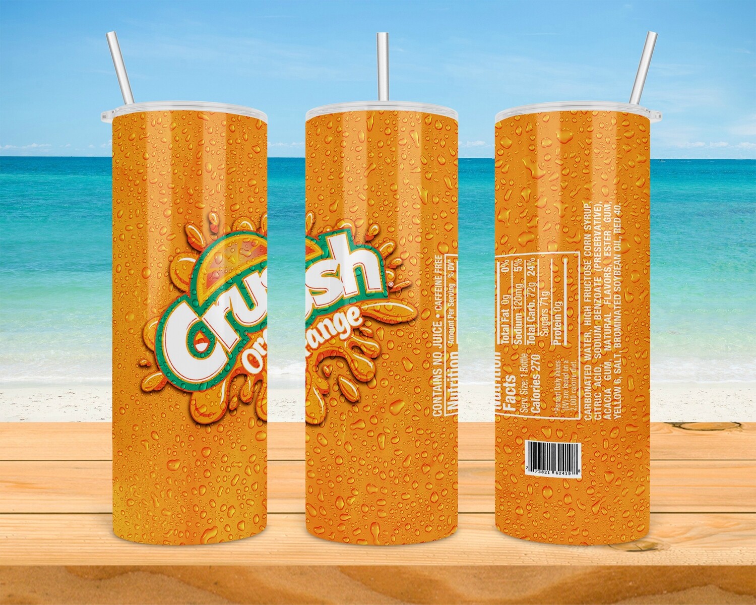 Crush Orange Soda Wet Tumbler