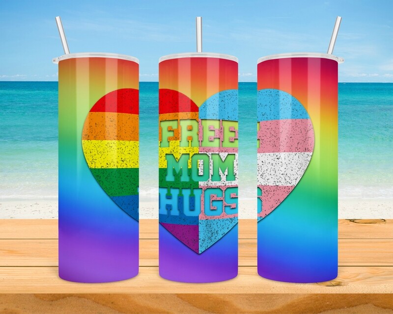 Free Mom Hugs Tumbler