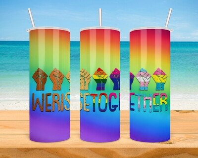 We Rise Together Tumbler