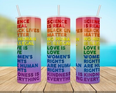 Human Rights Tumbler
