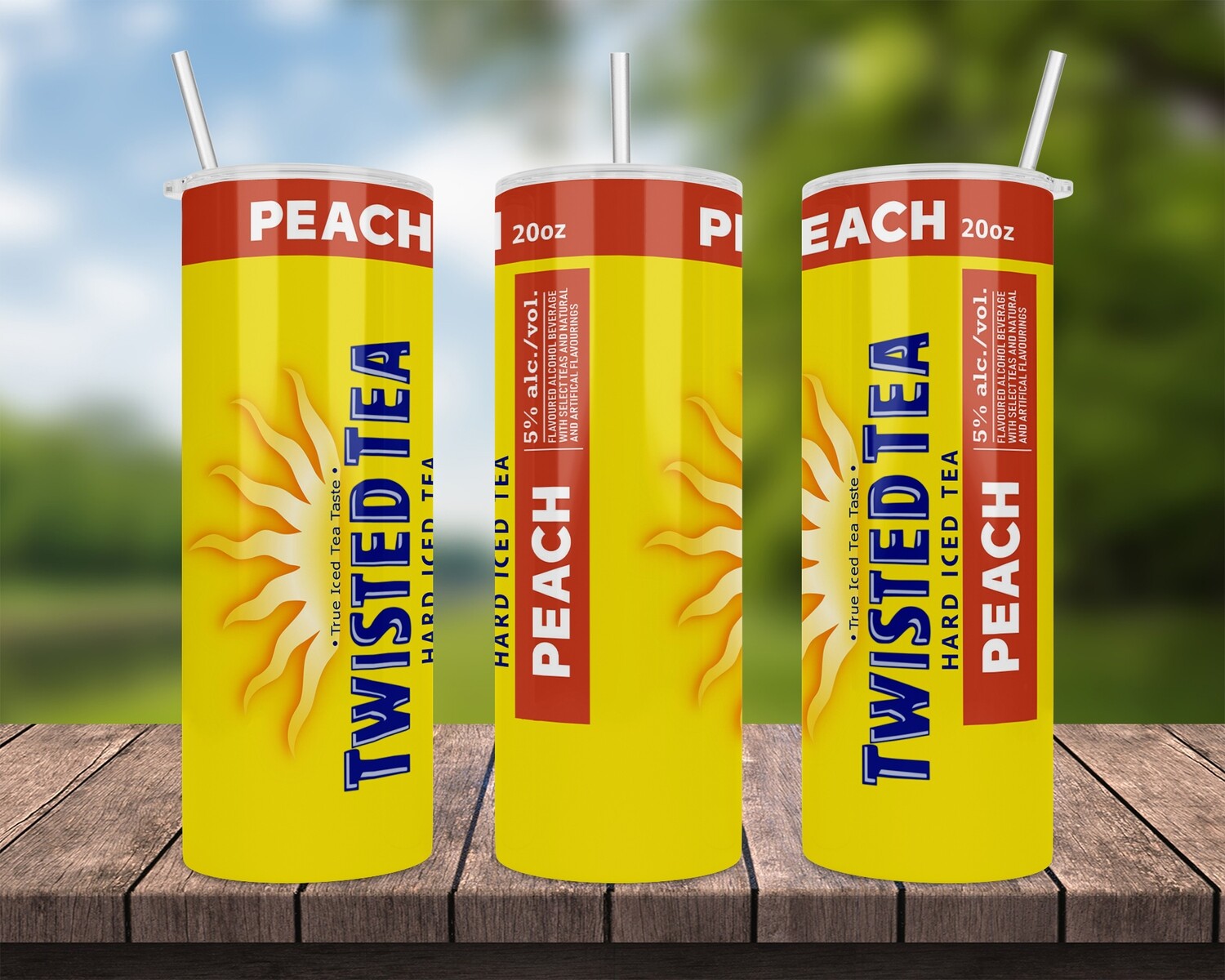 Twisted Tea Peach Tumbler