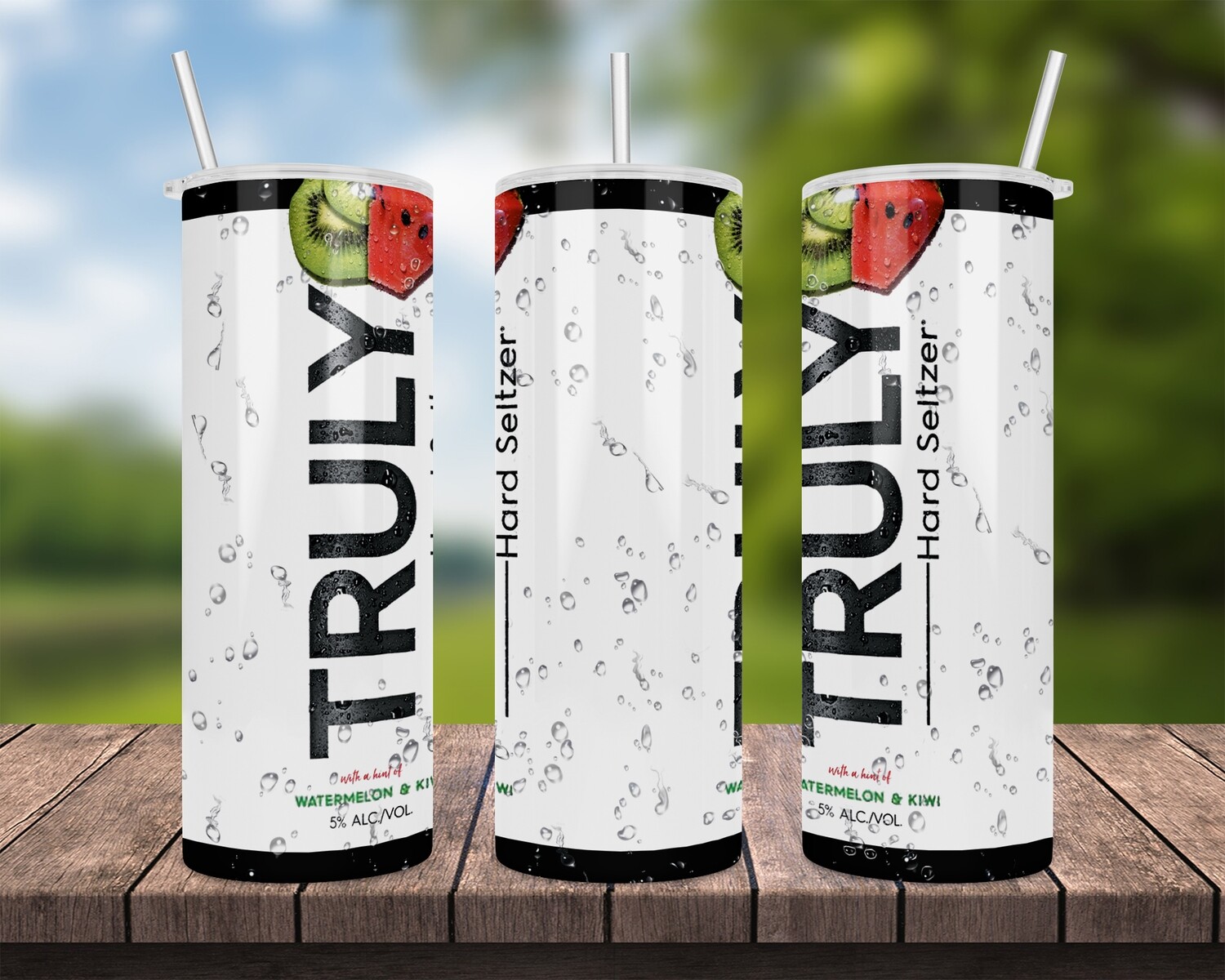 Truly Watermelon Kiwi Tumbler