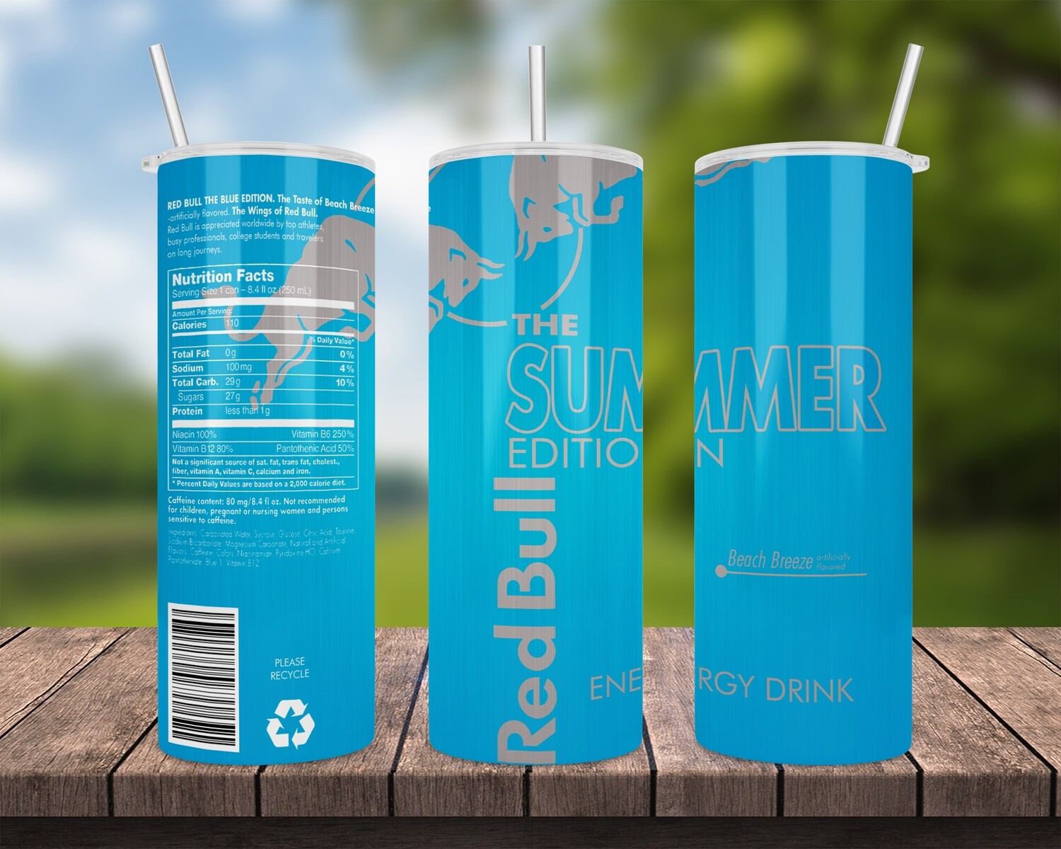 Red Bull Summer Energy Drink Tumbler