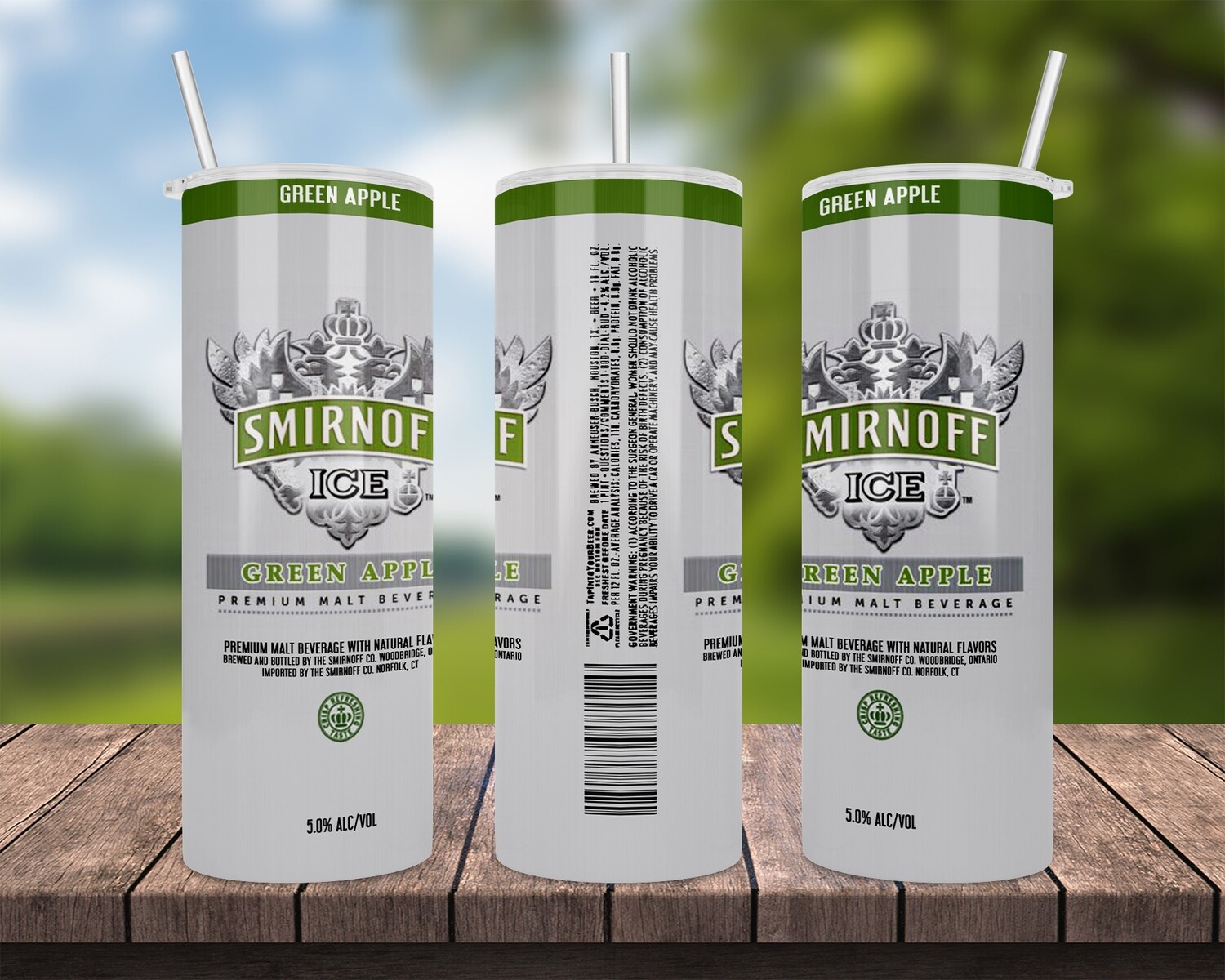 Smirnoff Ice Green Apple Tumbler