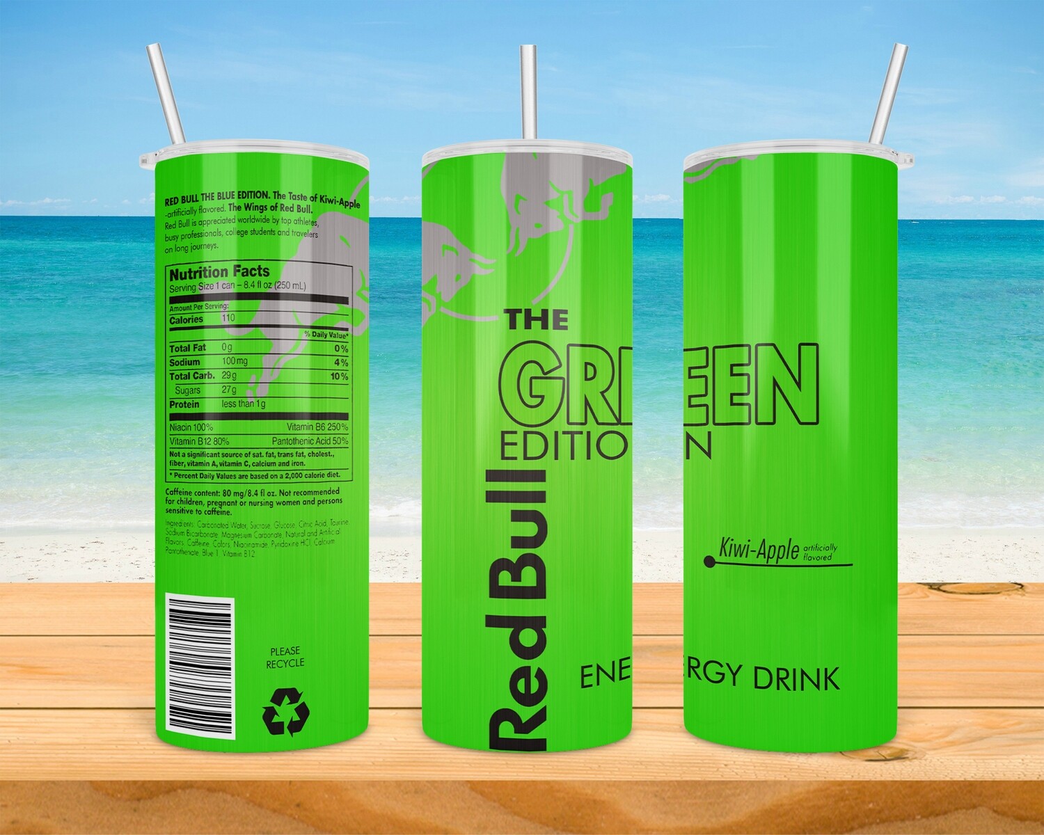 Red Bull Green Energy Drink Tumbler