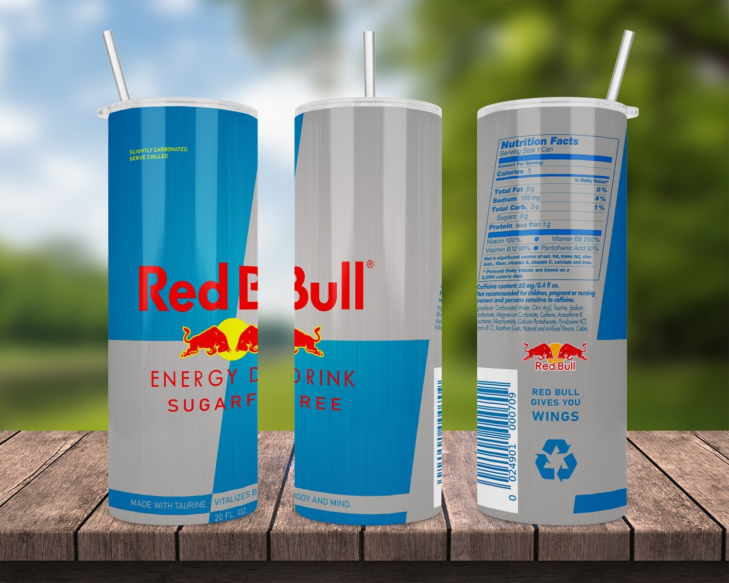 Red Bull Sugar Free Energy Drink Tumbler