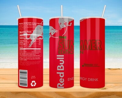 Red Bull Summer Watermelon Energy Drink Tumbler