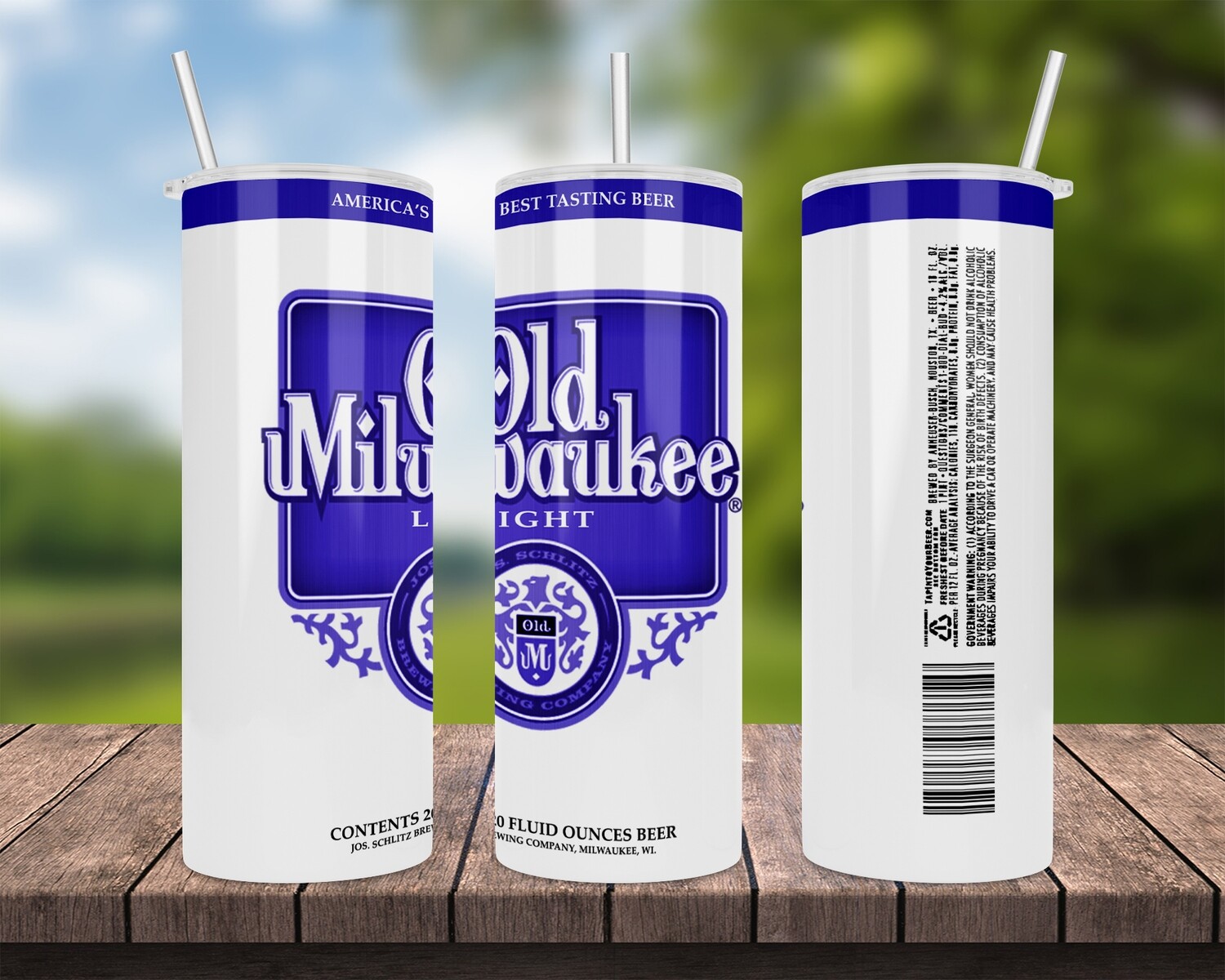 Old Milwaukee Light Beer Tumbler