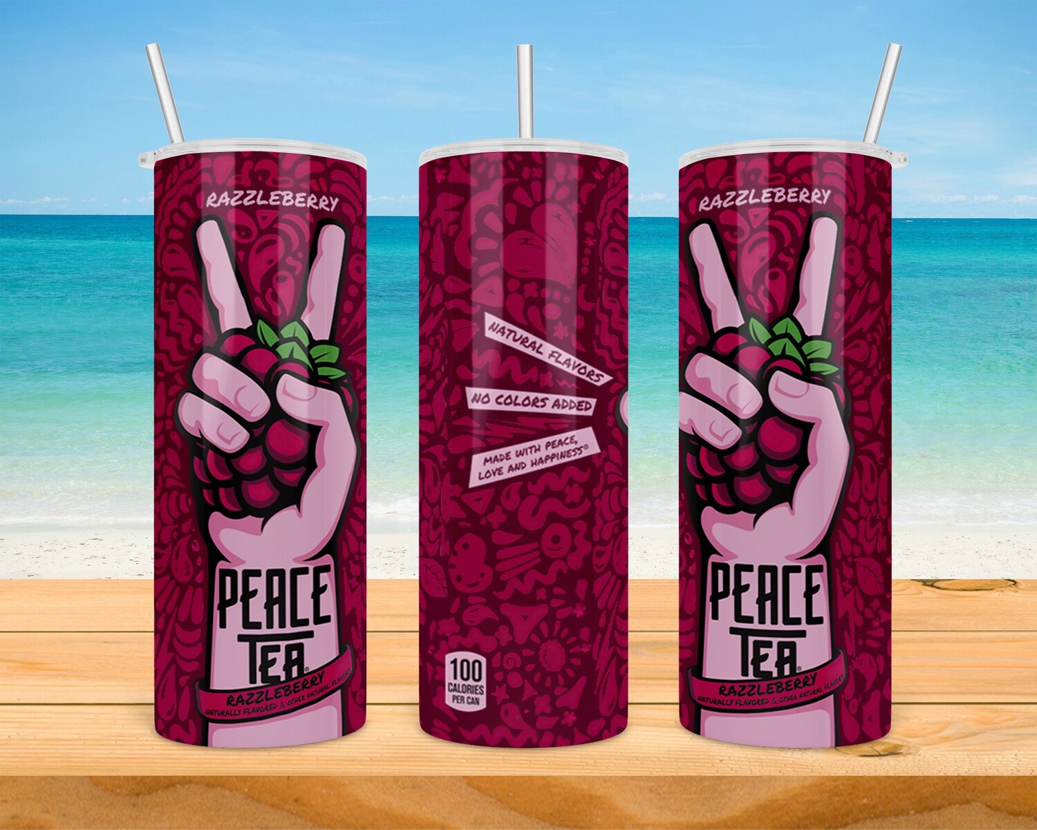 Peace Tea Razzle Berry Tumbler