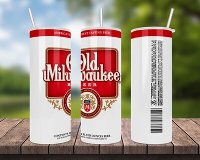 Old Milwaukee Beer Tumbler