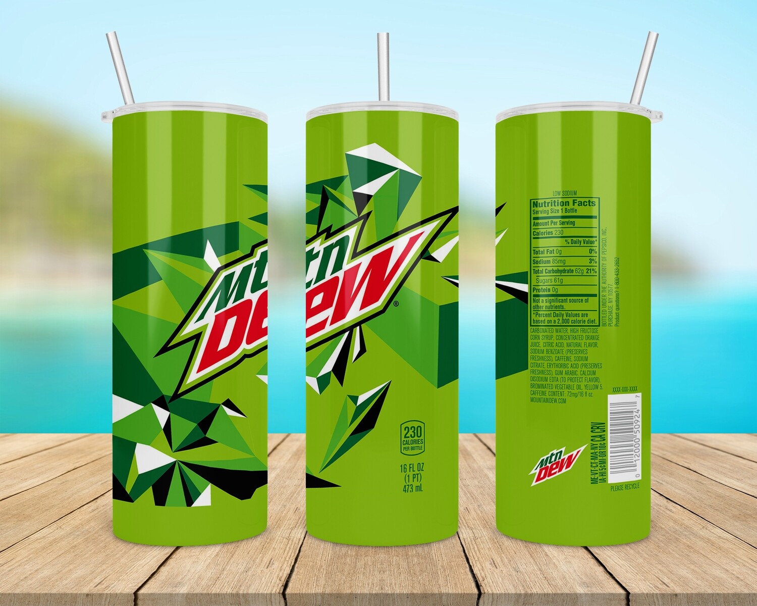 Mountain MTN Dew Drink Tumbler