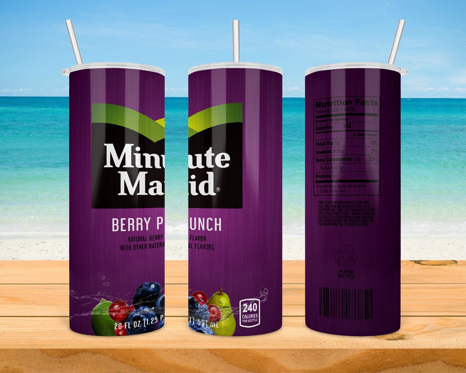 Minute Maid Berry Punch Tumbler