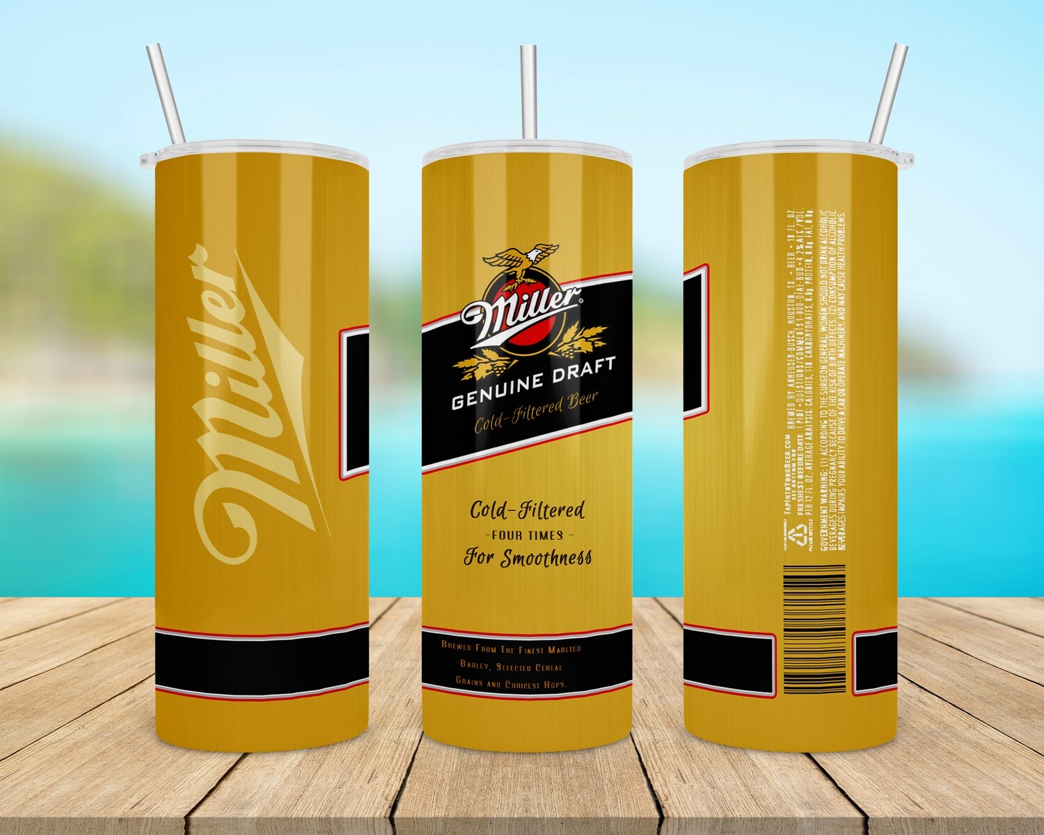 Miller Genuine Draft Beer Tumbler