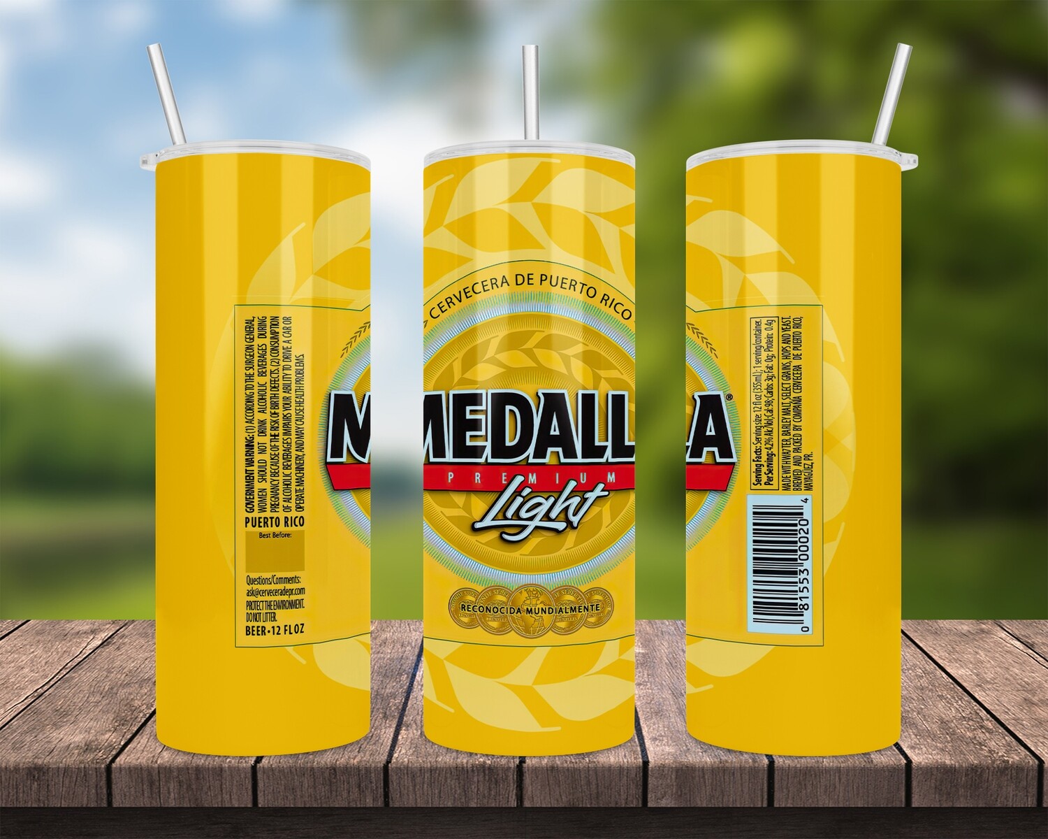 Medalla Light Beer Tumbler