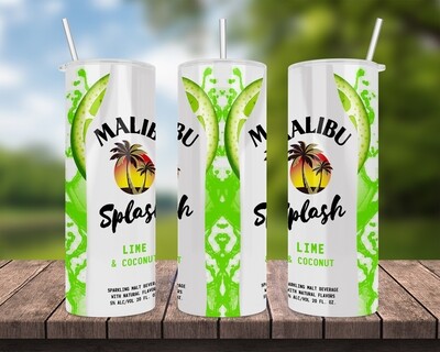 Malibu Splash Lime Tumbler