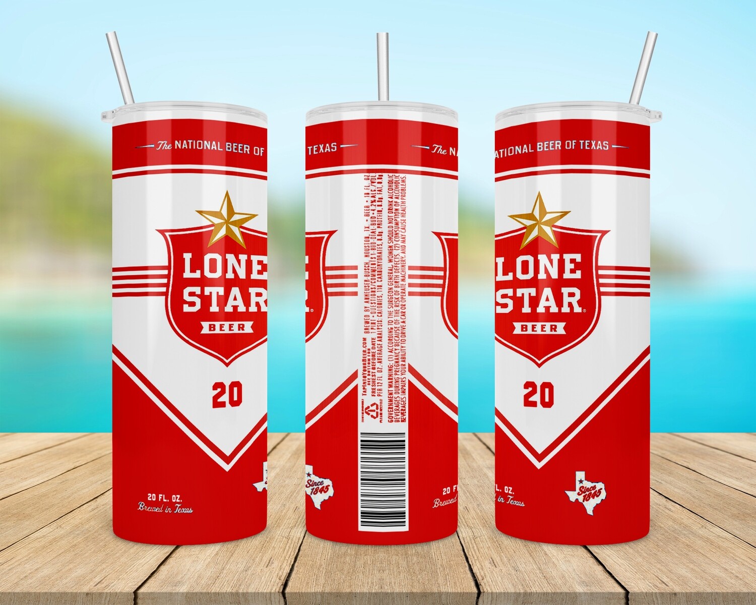 Lone Star Beer Tumbler