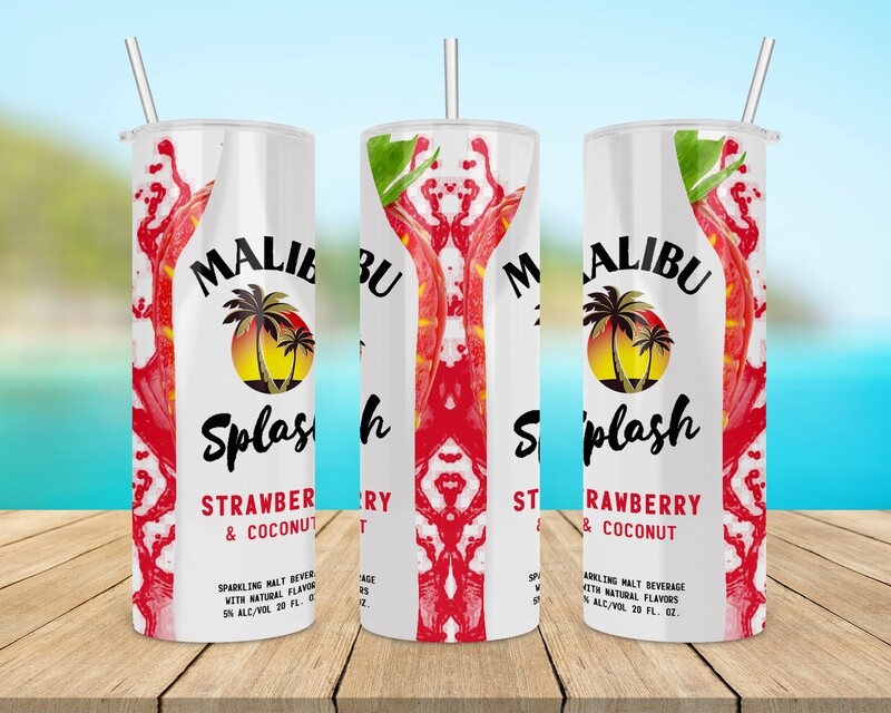 Malibu Splash Strawberry Tumbler