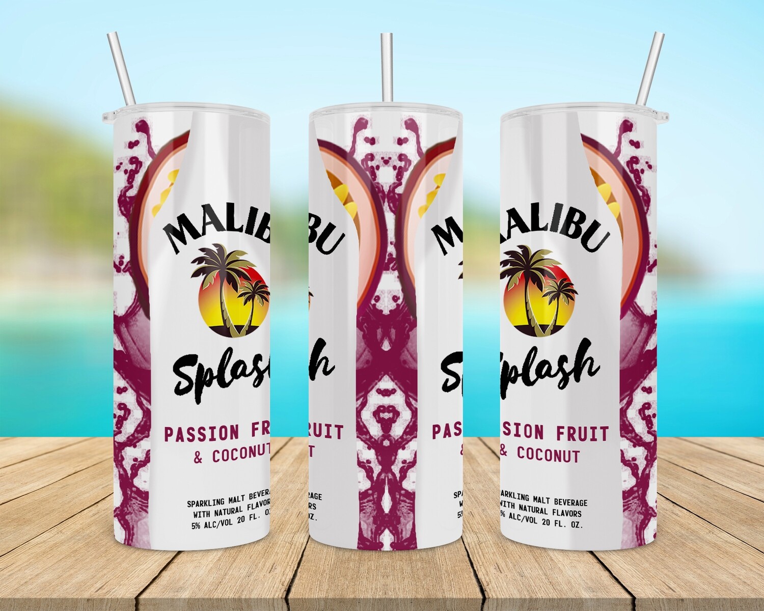 Malibu Splash Passion Fruit Tumbler