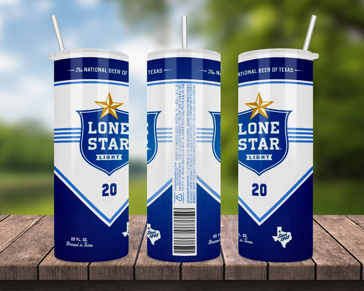 Lone Star Light Beer Tumbler