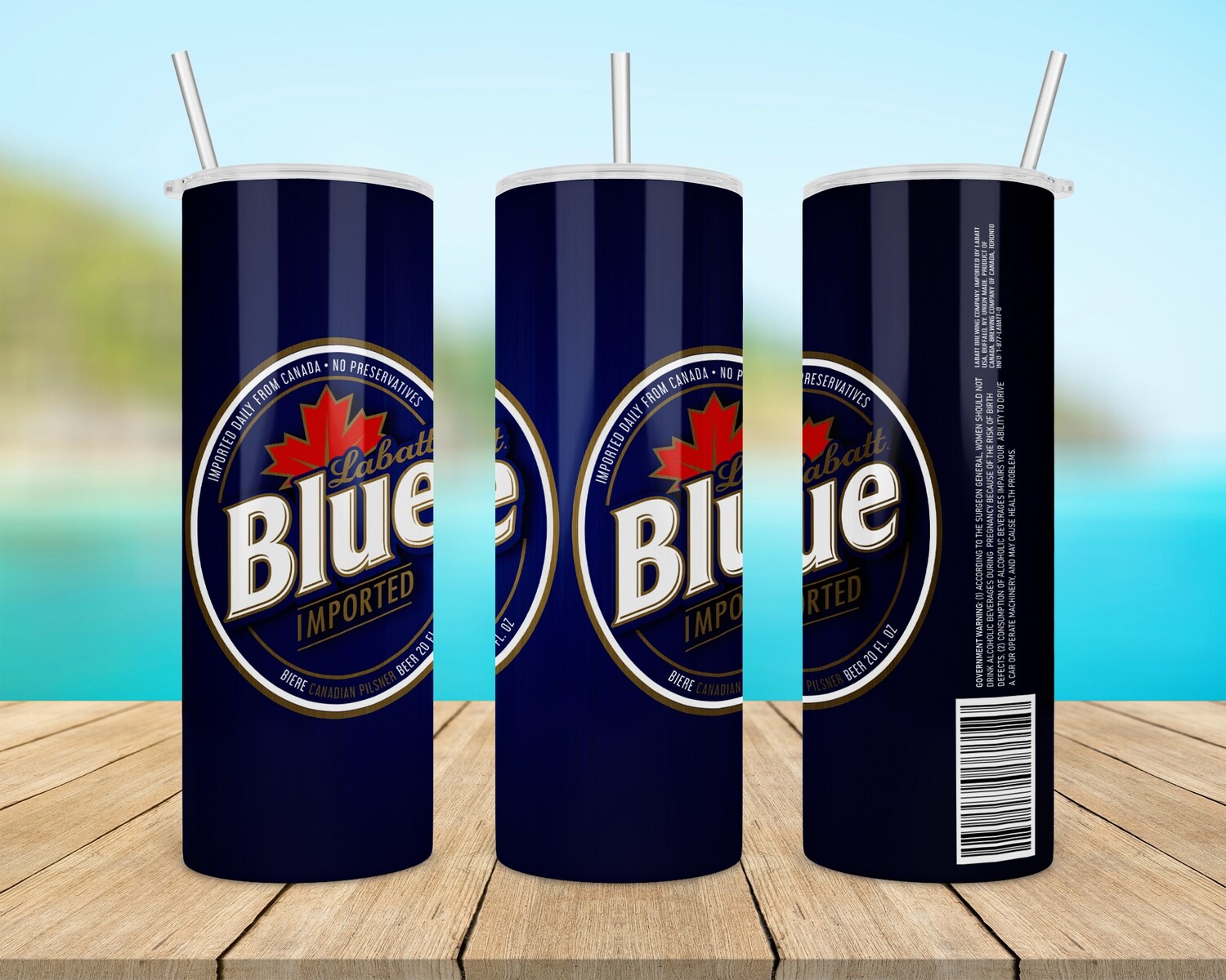 Labatt Blue Beer Tumbler