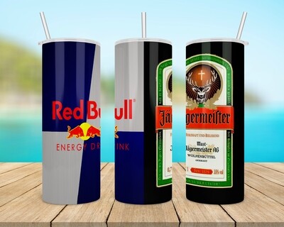 Red Bull &amp; Jagermeister Tumbler