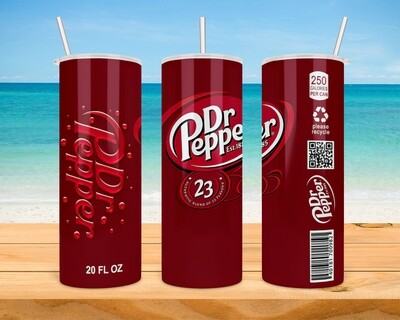 Dr. Pepper Drink Tumbler