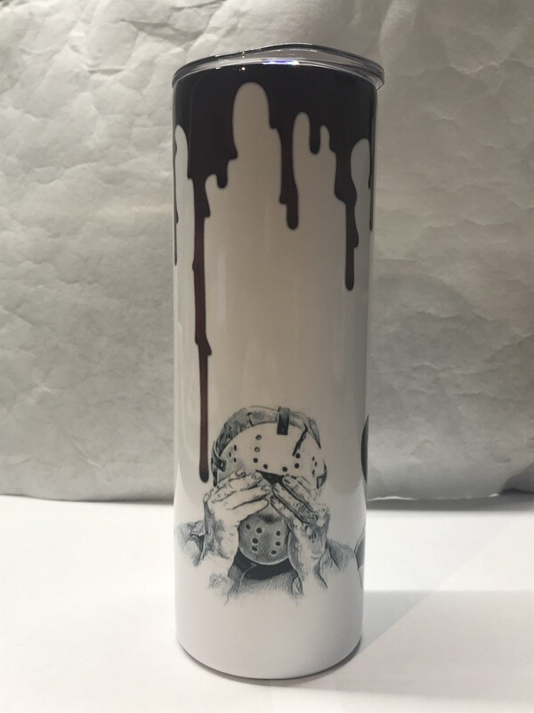 Hear No Evil-See No Evil-Speak No Evil Halloween Tumbler
