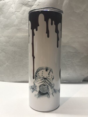 Hear No Evil-See No Evil-Speak No Evil Halloween Tumbler