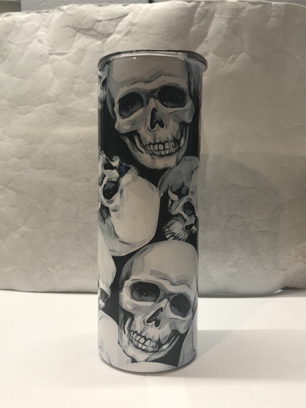 Skull Halloween Tumbler