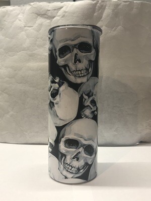 Skull Halloween Tumbler