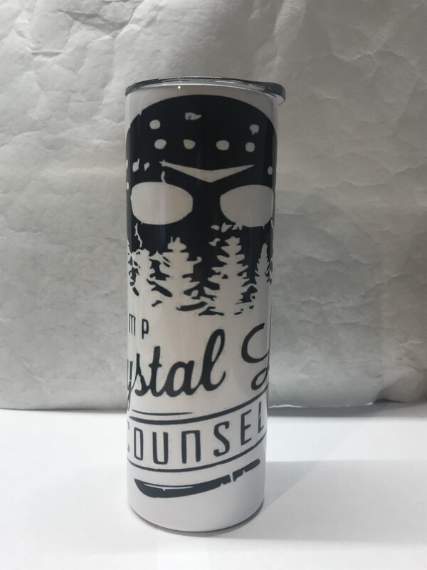 Camp Crystal Lake Counselor Halloween Tumbler