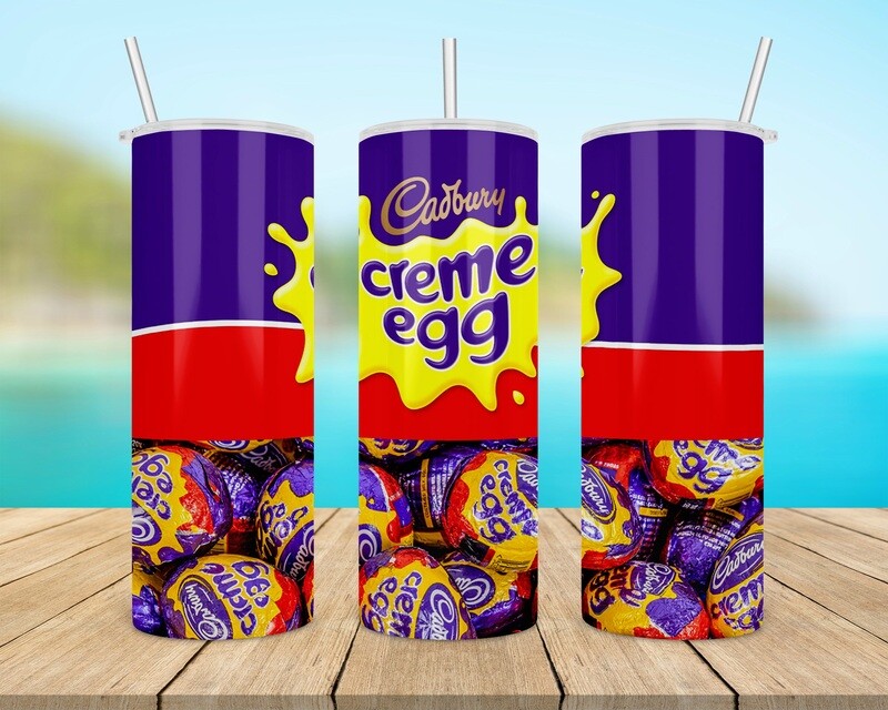 Cadbury Creme Egg Candy Tumbler
