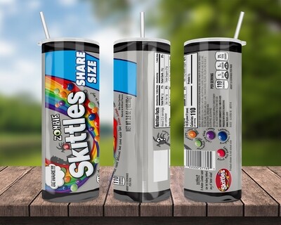 Skittles Zombie Candy Tumbler