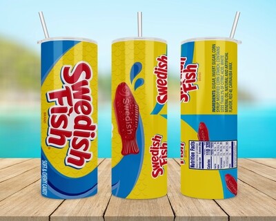 Swedish Fish Candy Tumbler