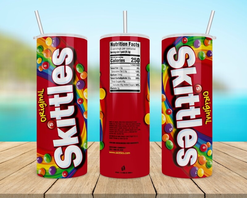 Skittles Candy Tumbler