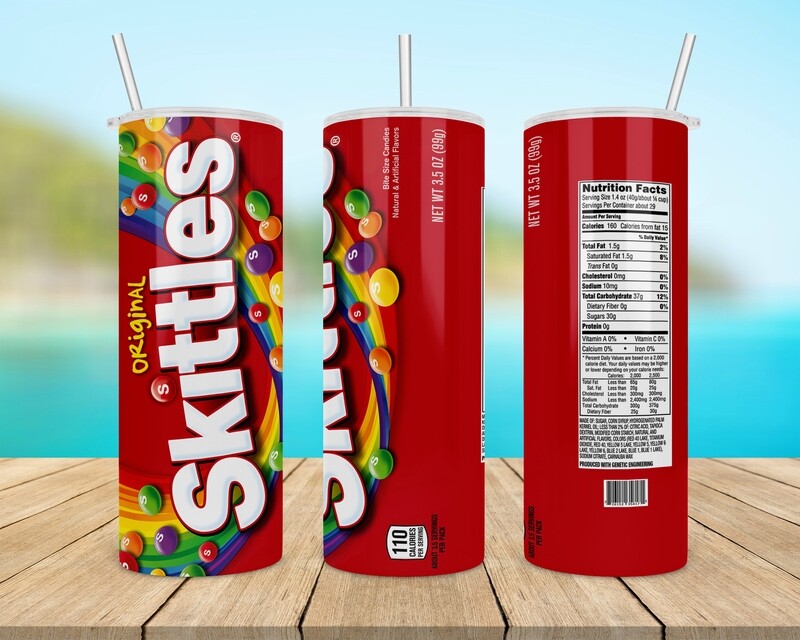 Skittles Candy Tumbler