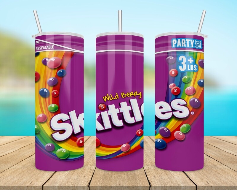 Skittles Wild Berry Candy Tumbler