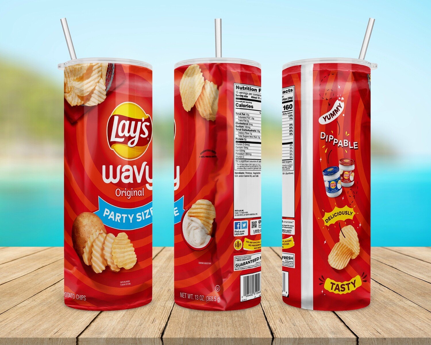 Lay&#39;s Wavy Chips Tumbler