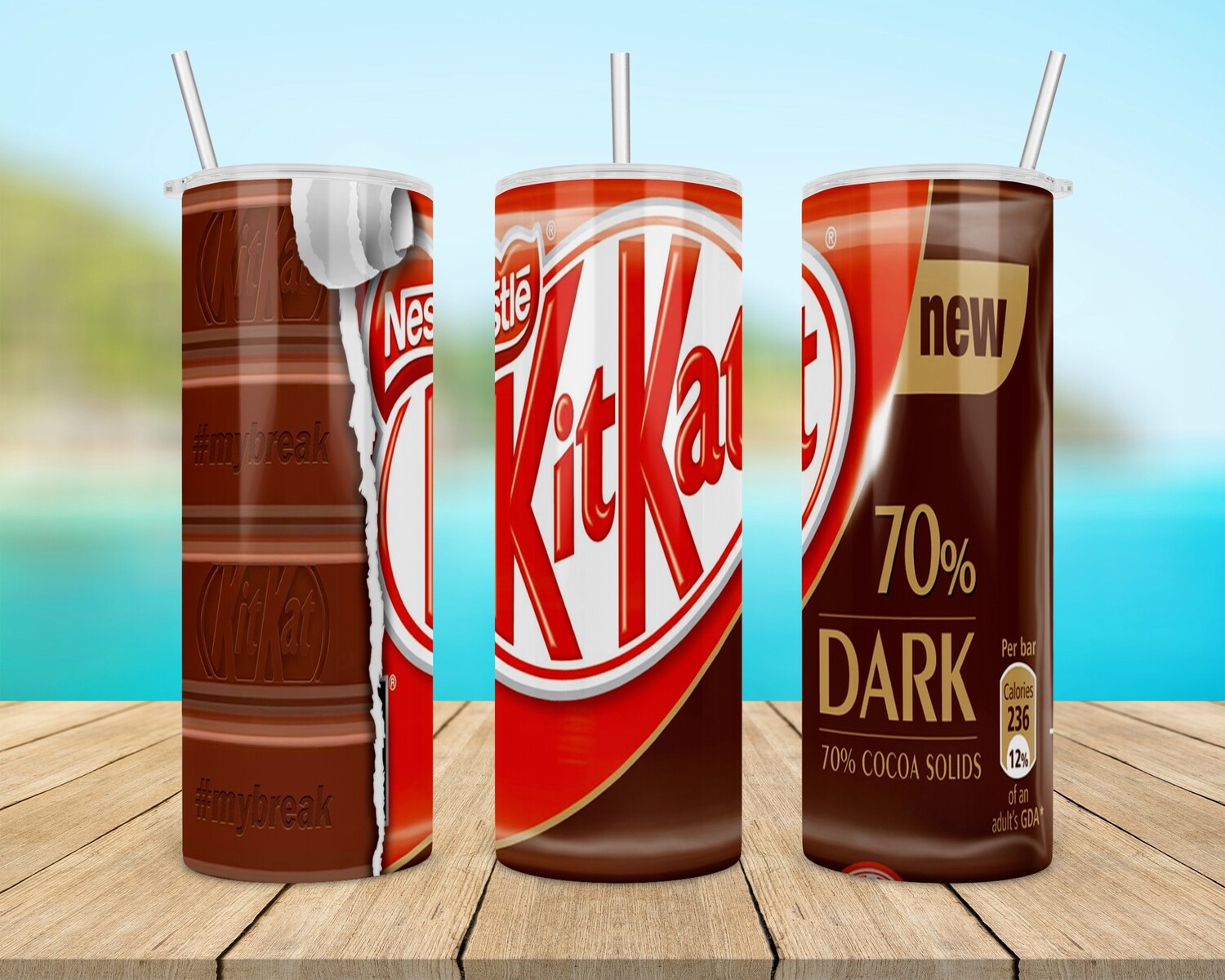 Kit Kat Candy Tumbler