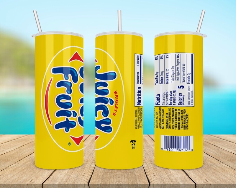 Wrigley&#39;s Juicy Fruit Gum Tumbler