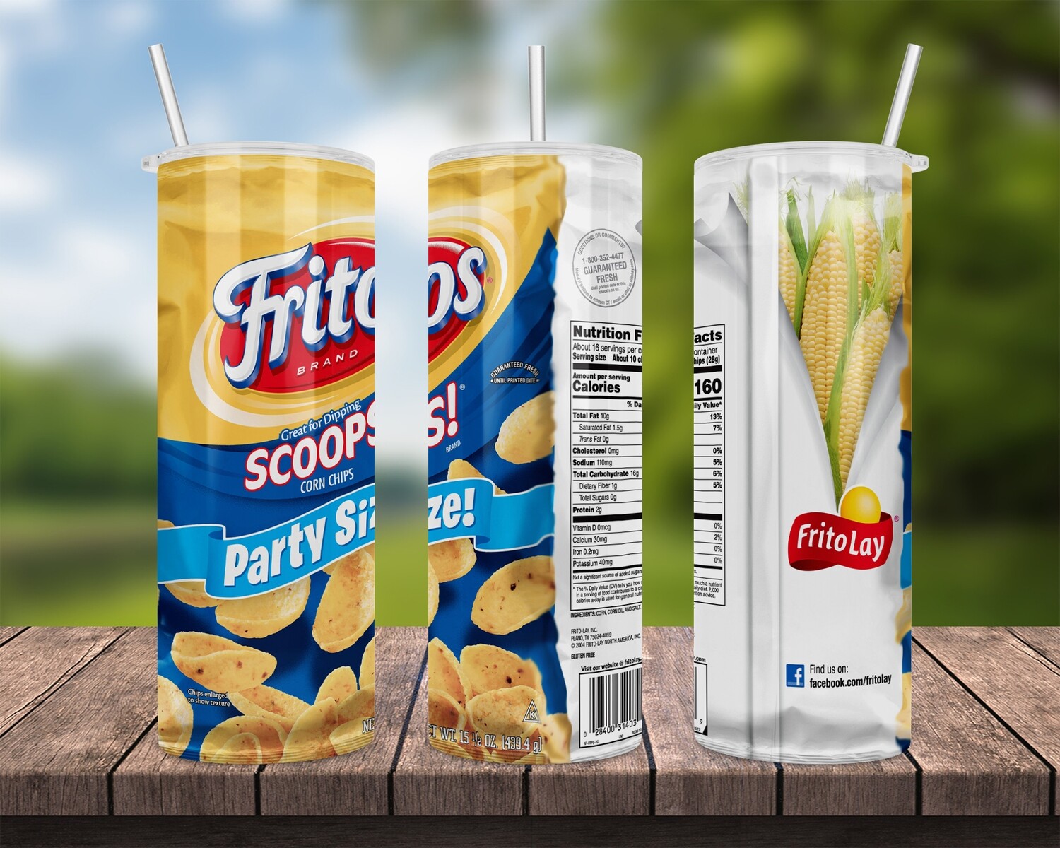 Fritos Scoops Chips Tumbler