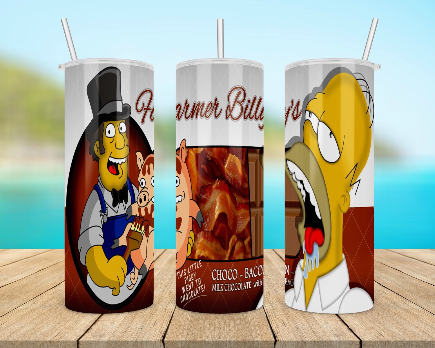 Farmer Billy&#39;s Choco-Bacon Candy Tumbler