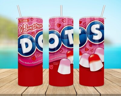 Dots Valentine Candy Tumbler