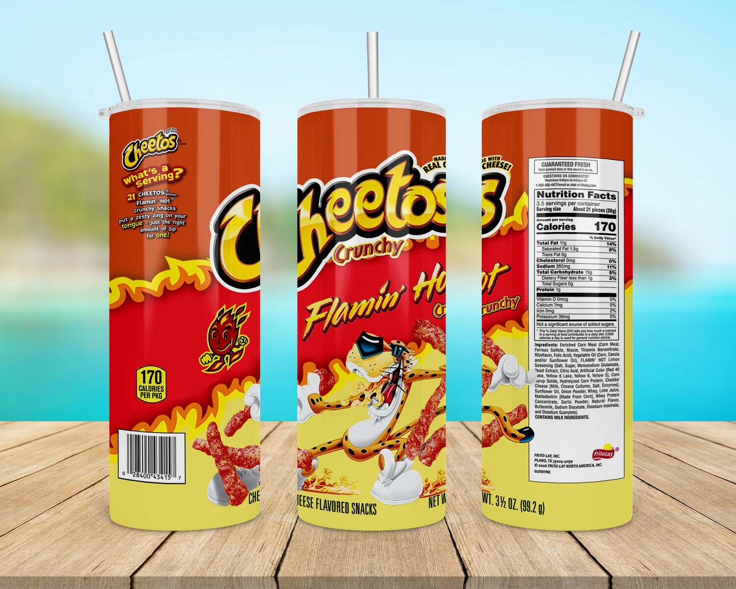 Cheetos Flamin Hot Chips Tumbler