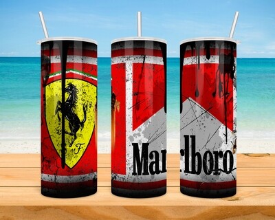 Ferrari Marlboro Automotive Tumbler