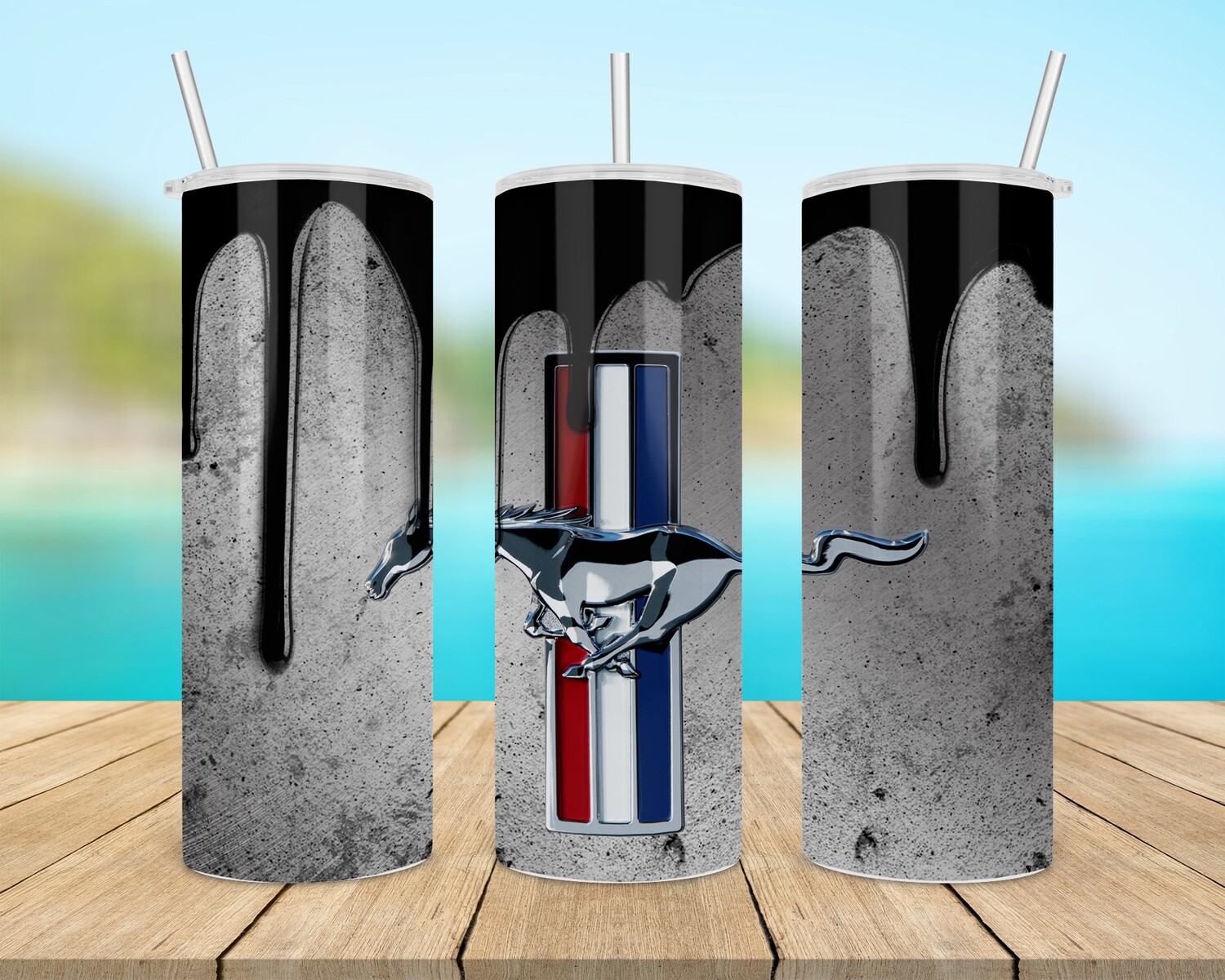 Ford Mustang Automotive Tumbler