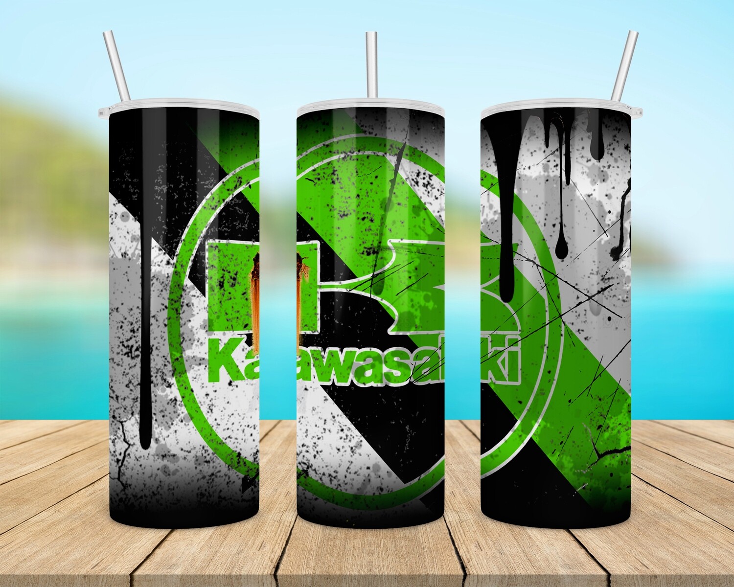 Kawasaki Motorcycle Tumbler