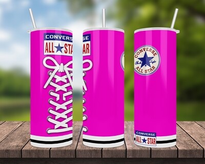 Converse All Star Pink Tumbler