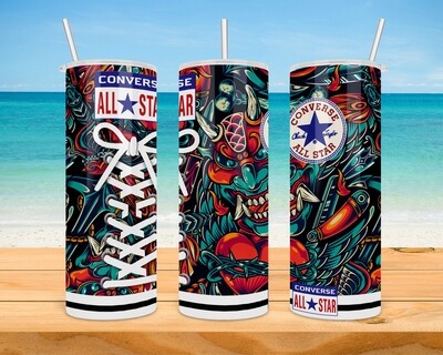 Converse All Star Devil Hearts Tumbler