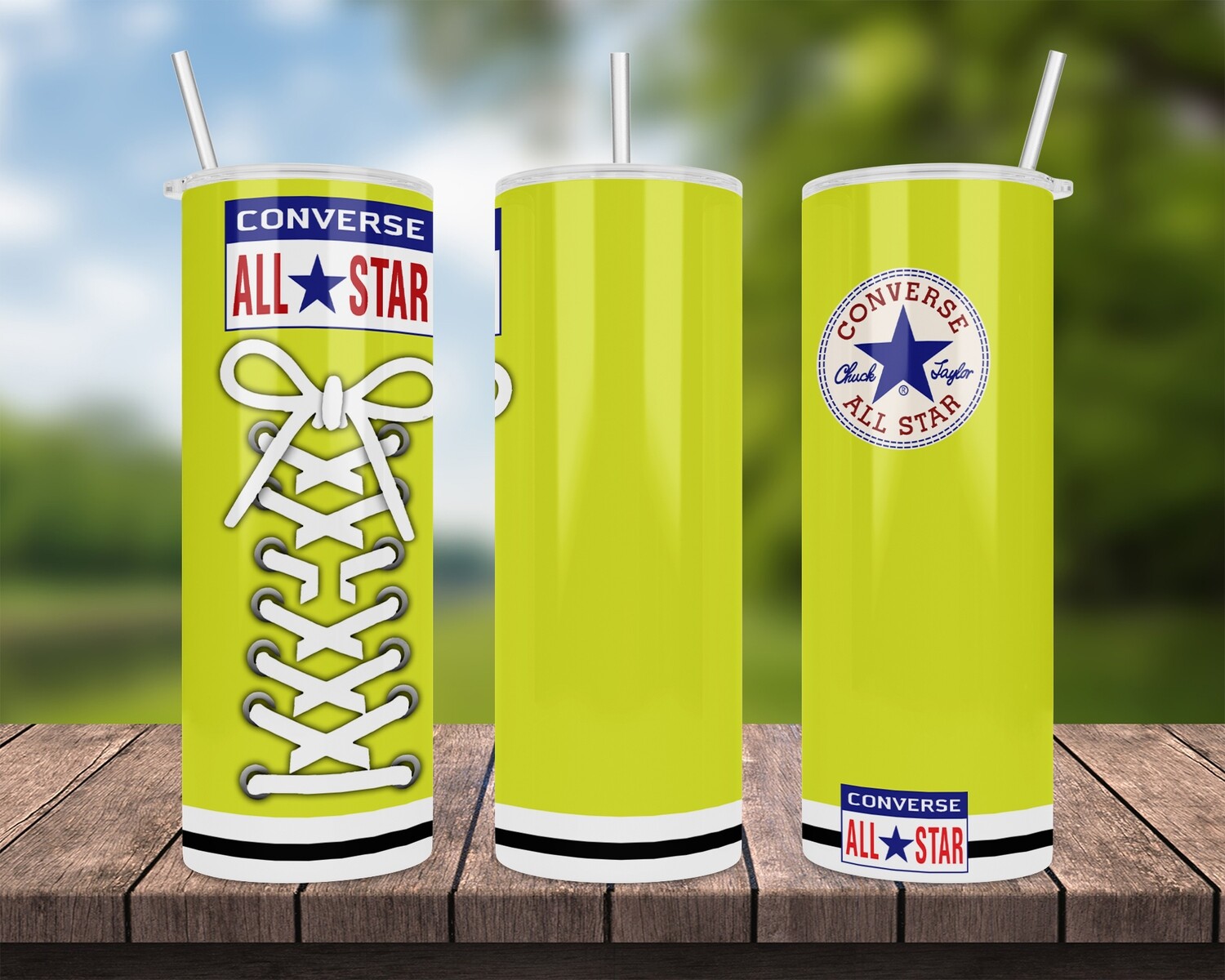 Converse All Star Yellow Tumbler